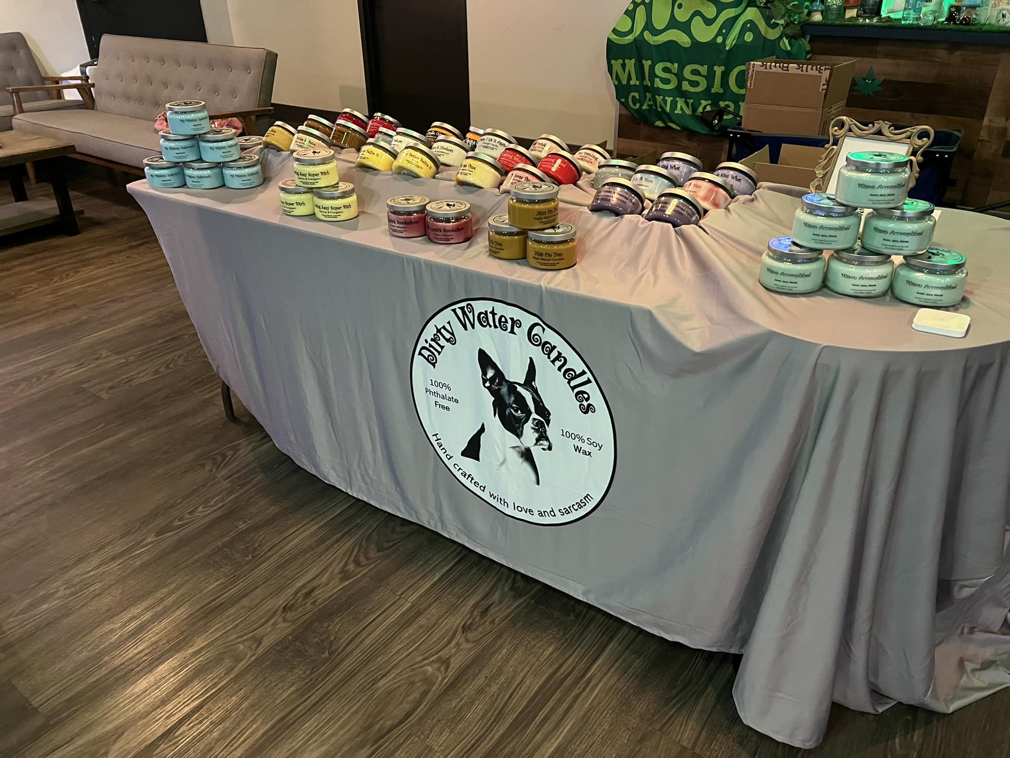 Candle pop-up display