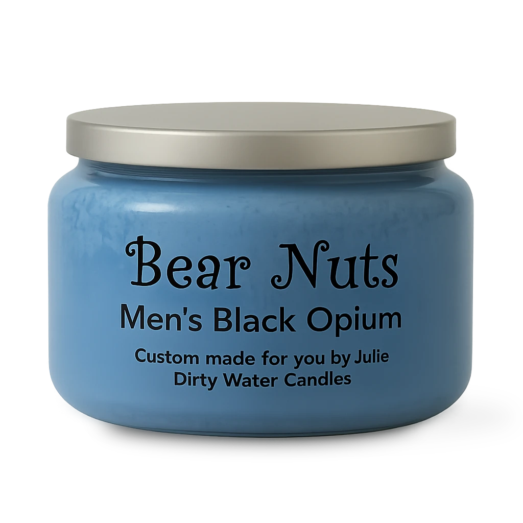 Candle Bear Nuts, blue color
