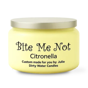 Candle Bite Me Not, yellow color