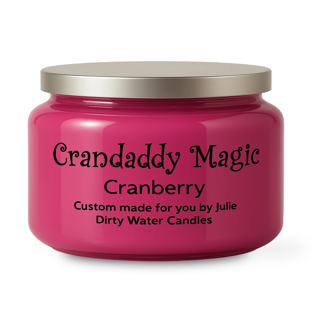 Candle Crandaddy Magic, pinkish color