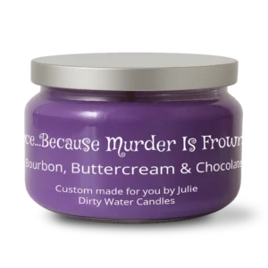 Candle Divorce...Because Murder is Frowned Upon, purple color