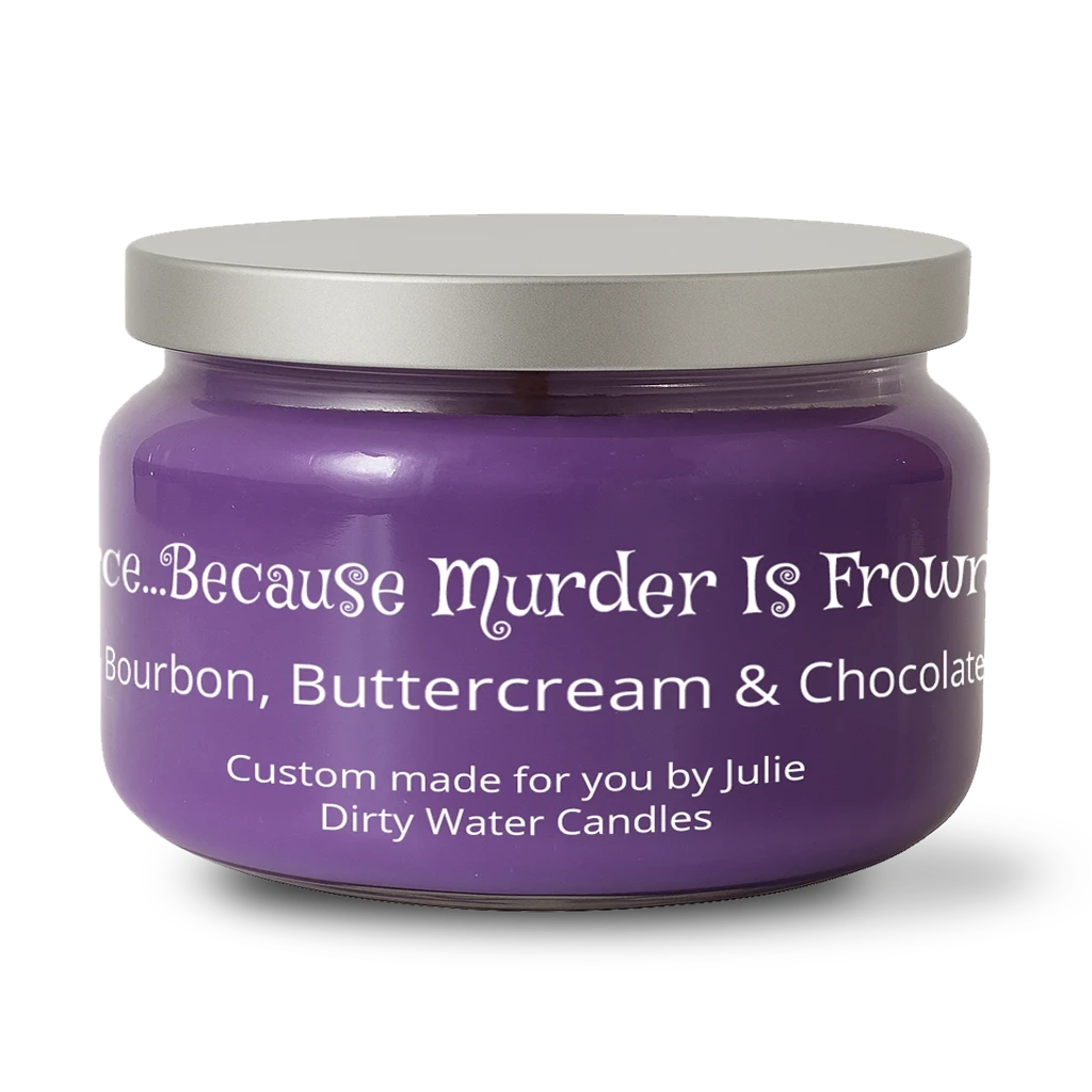 Candle Divorce...Because Murder is Frowned Upon, purple color