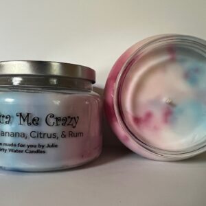 Candle Jamaica Me Crazy, shows open jar